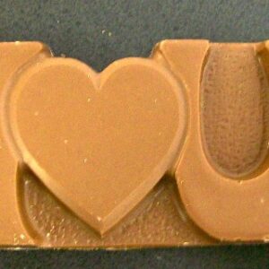 I Love You Molded Chocolate